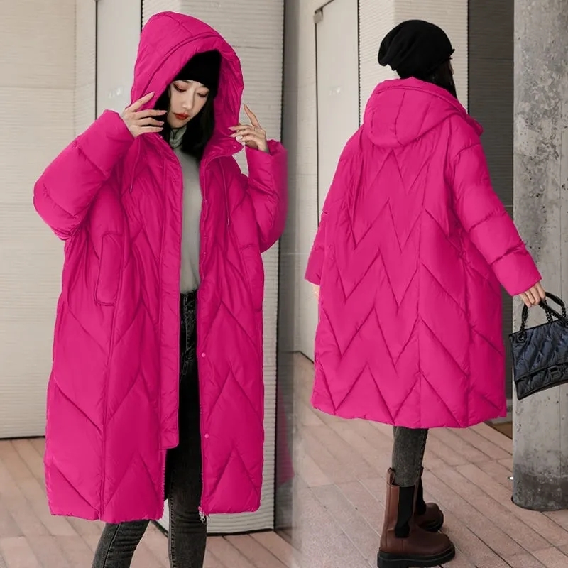 Jacket Winter Clothing - Ponadgabarytowa gruba puchowa bawełniana kurtka dla