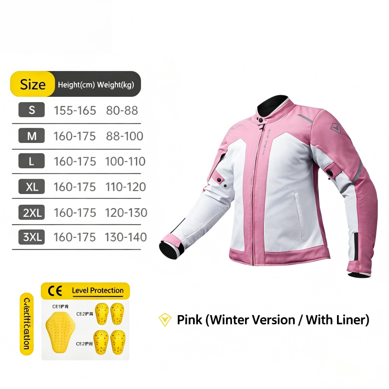 Winter Clothing Articles - Zimowa kurtka motocyklowa damska wodoodporna wiatroodporna