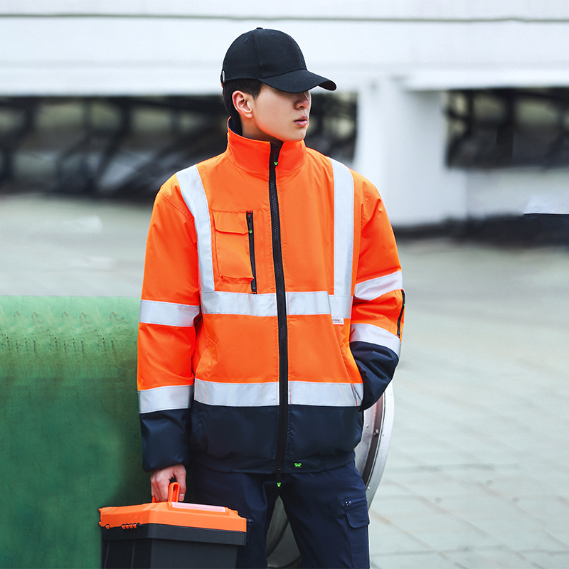 Winter Clothing Articles - Kurtki zimowe dla mężczyzn z odblaskowymi