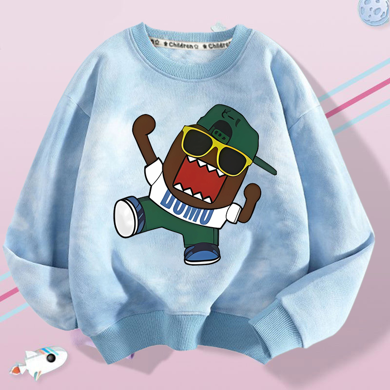 Winter Clothing Girls - Bluza dziecięca Domo Kun z okrągłym