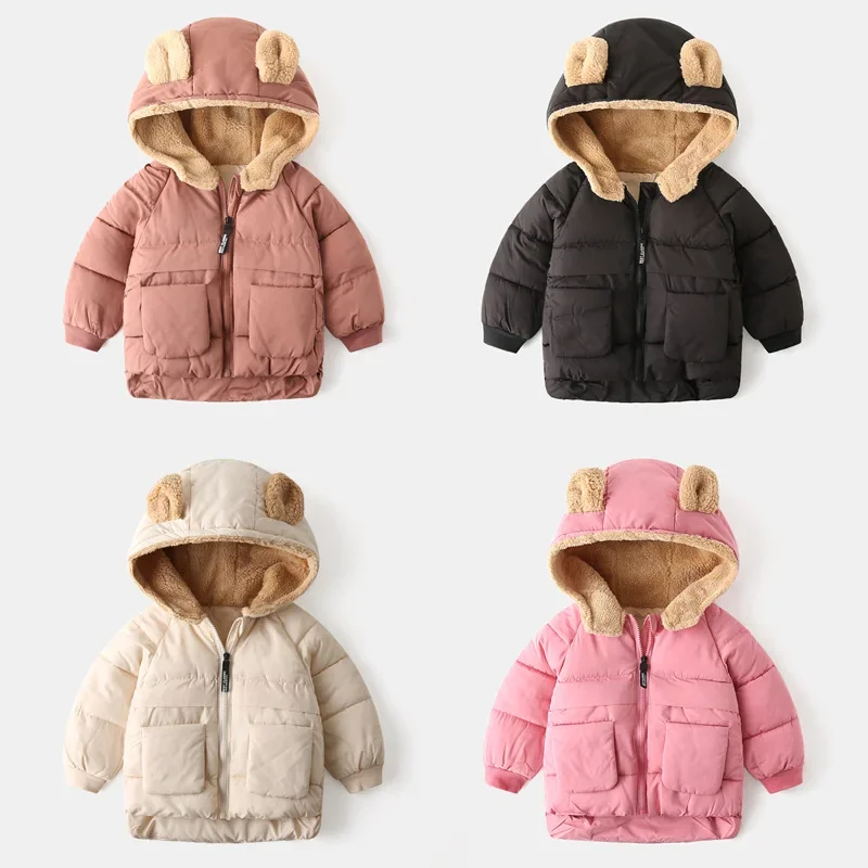 Winter Clothing Trends - Dziecięca kurtka bawełniana 2024 Koreańska odzież