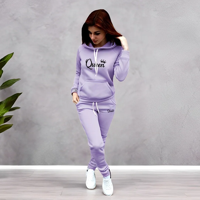 Winter Clothing - Damski dres z nadrukiem królowej, bluzy