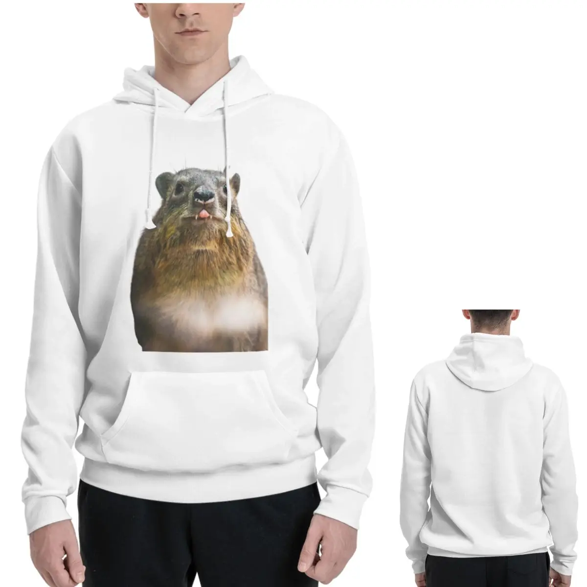 Winter Clothing Photo - Bluzy z nadrukiem Rock Hyrax, uroczy