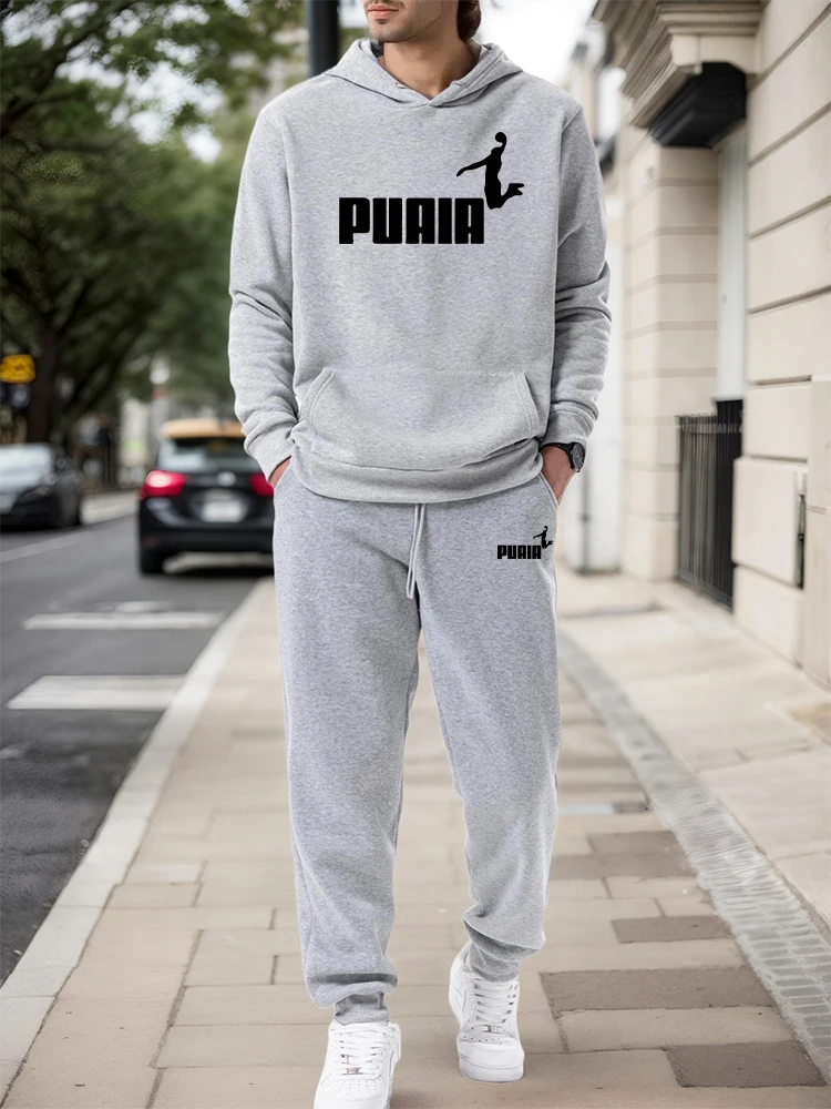 Winter Clothing - Męski Zestaw/Bluza z Kapturem/Spodnie 2026 Jesień