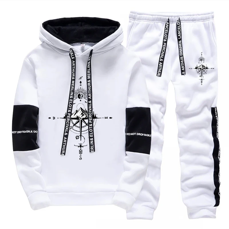 Winter Clothing - Nowy jesienno-zimowy męski dres, modny, casualowy,