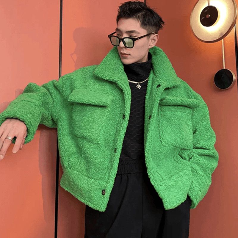 Winter Clothing Trends - 2024 Nowa męska pluszowa kurtka z