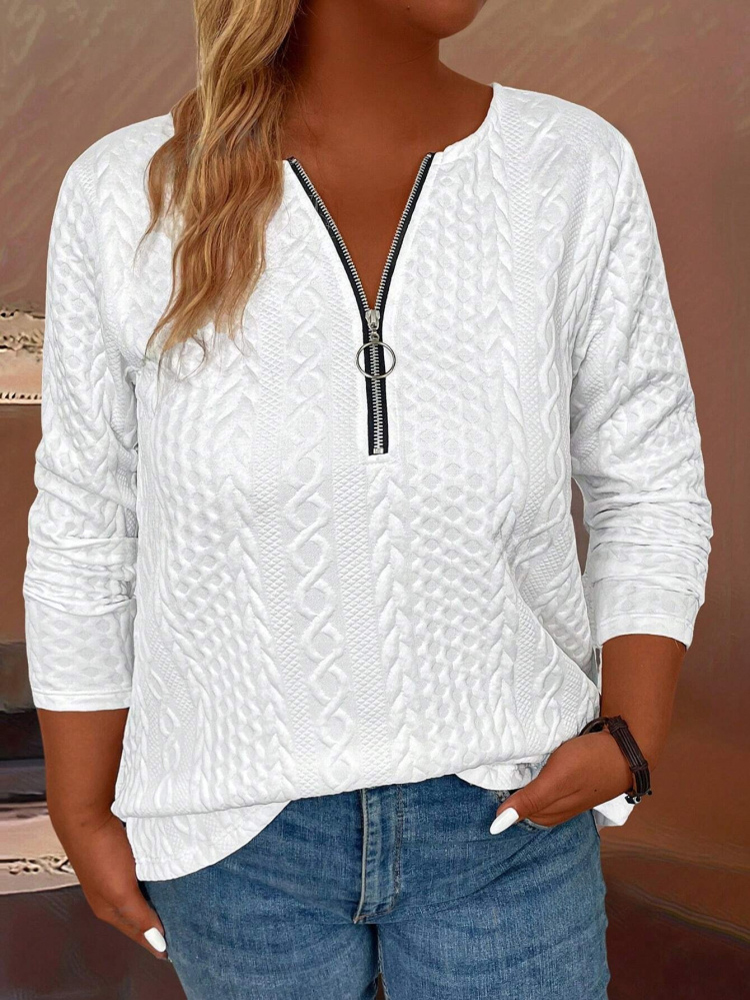 Winter Clothing Trends - Odzież damska T-shirt jesienno-wiosenny Odzież z