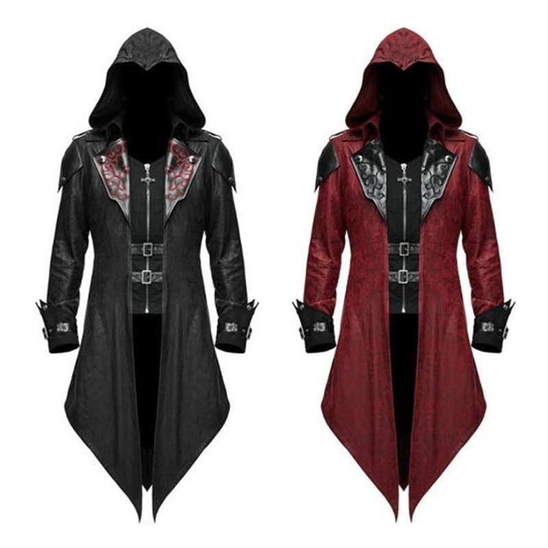 Jacket Winter Clothing - Nowa średniowieczna kurtka męska w stylu