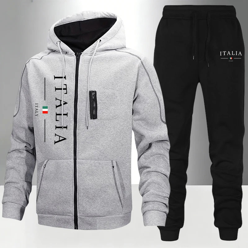 Jacket Winter Clothing - Męski dres, codzienna bluza z kapturem,