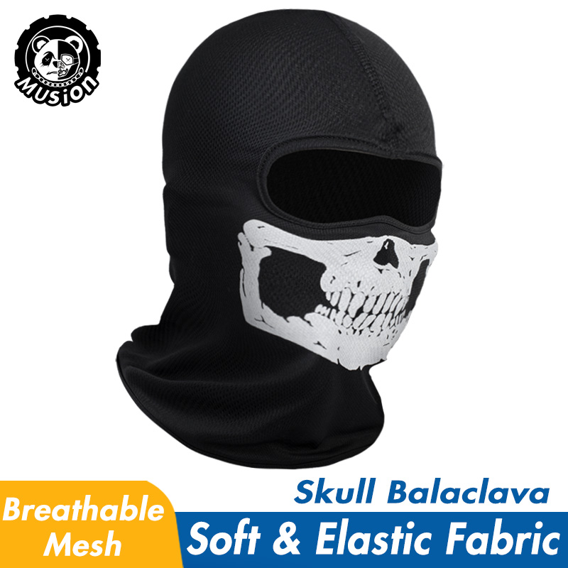 Wool Balaclava Knit - Musion Black Ghosts Kominiarka Maska na