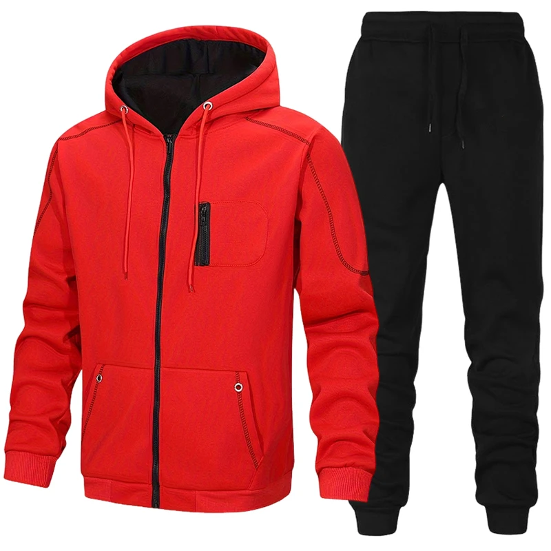 Męski dres sportowy, bluza z k – Jacket Winter Clothing recenzja i cena