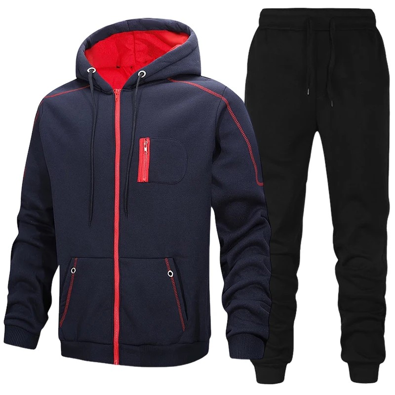 Męski dres sportowy, bluza z k – Jacket Winter Clothing recenzja i cena