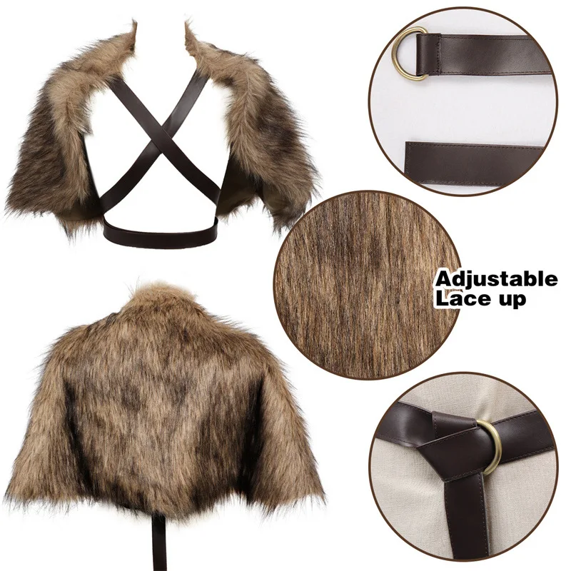 Peleryna wikingów z kołnierzem – Jacket Winter Clothing recenzja i cena
