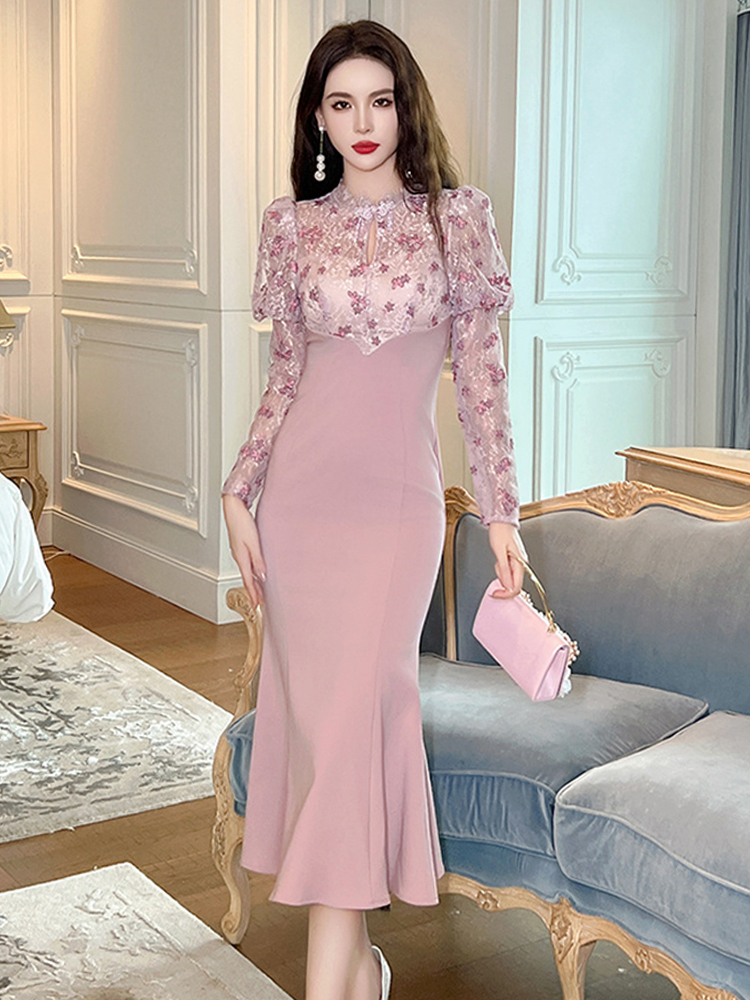 Wiosna Jesień Qipao Syrenka Dł – Winter Clothing H&M recenzja i cena