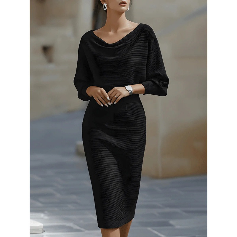 Sukienka damska z długim rękaw – Winter Clothing H&M recenzja i cena
