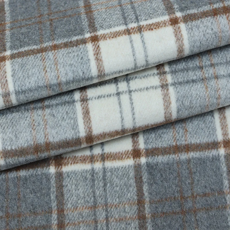 Tkanina wełniana w kratę, mięk – Jacket Winter Clothing recenzja i cena