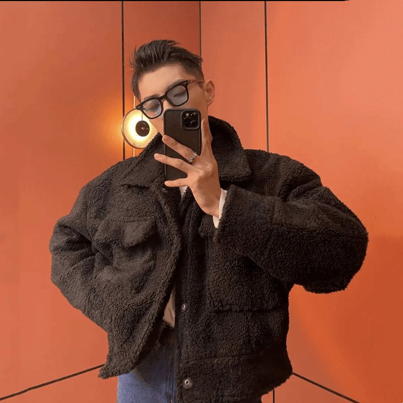 2024 Nowa męska pluszowa kurtk – Winter Clothing Trends recenzja i cena