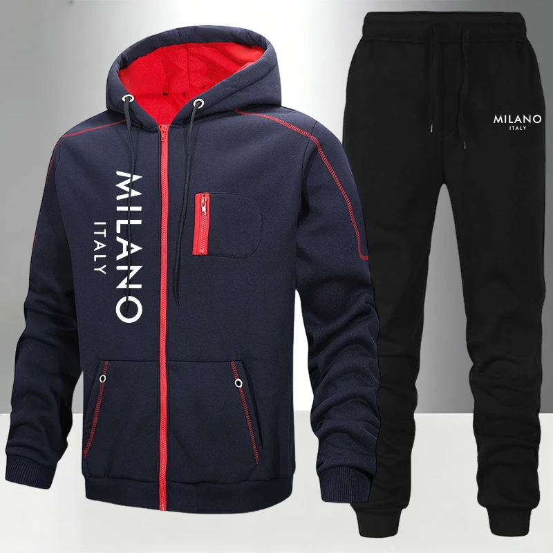 Nowy męski dres 2026, casualow – Jacket Winter Clothing recenzja i cena