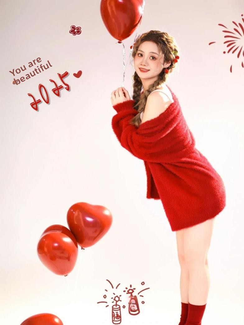 Nowy Jesienno-Zimowy Czerwony  – Winter Clothing Photo recenzja i cena