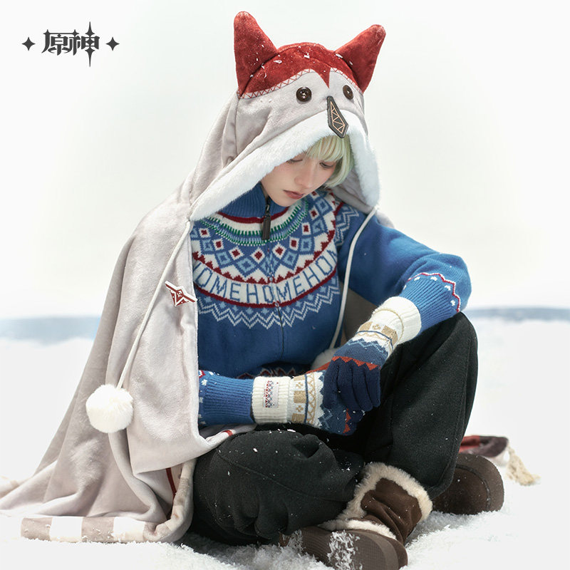 Koc z motywem Genshin Impact A – Winter Clothing Articles recenzja i cena